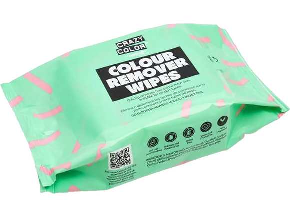 Crazy Colour Remover Wipes Pk 30