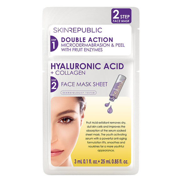 Skin Republic 2 Step Hyaluronic Acid + Collagen