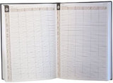 Appointment Book 6 Column Black
