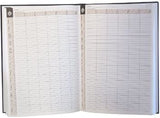 Appointment Book - 6 Column - Black