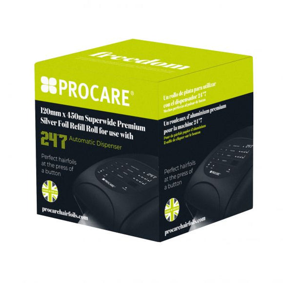 Procare Aluminium Foil  24/7 120mm x 450m Superwide Foil