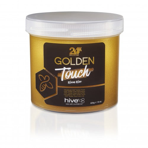 hive 24k golden touch warm wax 425g