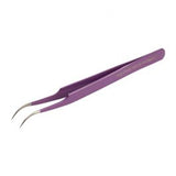 Camera Angle Curved Tweezer - Purple