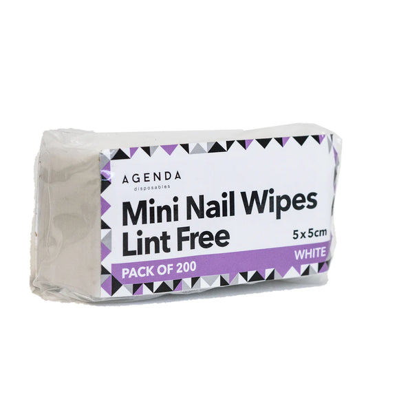 Agenda mini nail lint free wipes