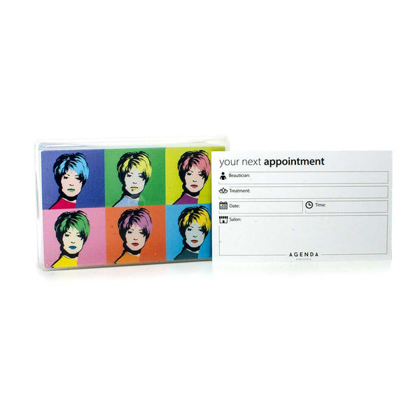AGENDA hair appointment cards