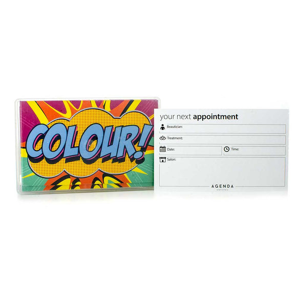 colour appointment cards