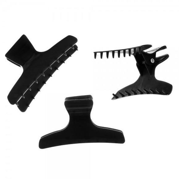 Butterfly Hair Clamps 12Pk