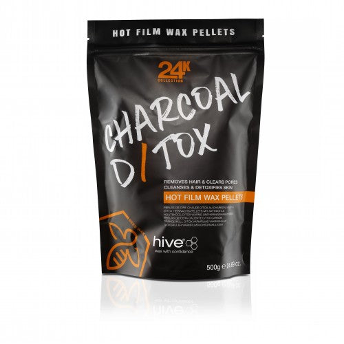 Hive Charcoal Detox Hot Film Wax Pellets 500g