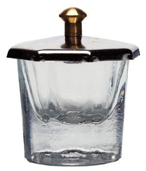 Glass Dappen Dish With Lid