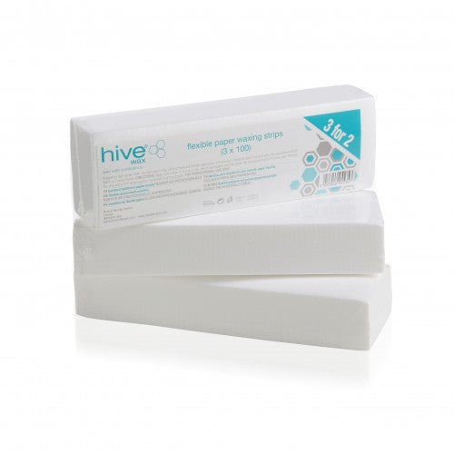 Hive Flexible Paper Waxing Strips - 3For2 Value Pack