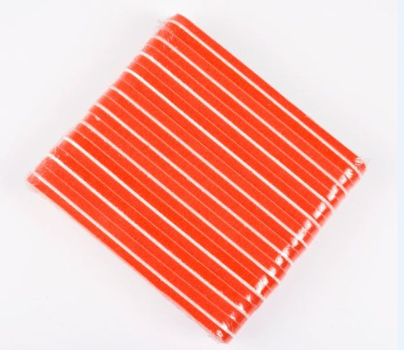 Foamie Files Orange/Orange 180/180 Grit Pk10