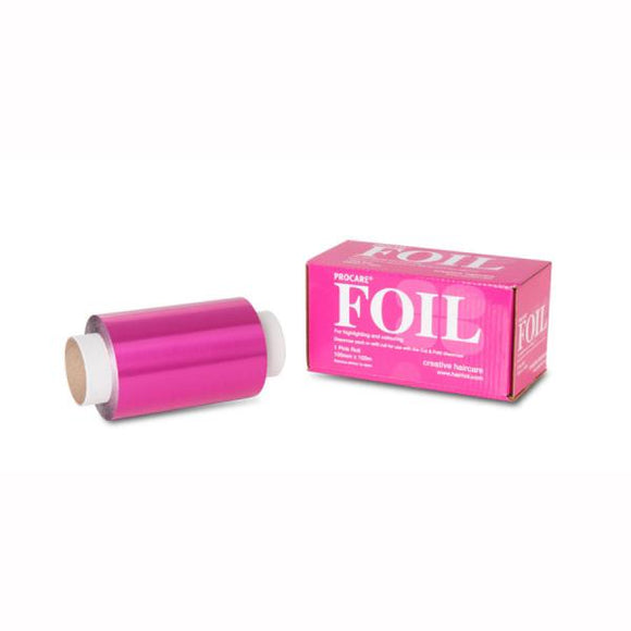 Procare Pink Aluminium Foil 100Mm X 100M