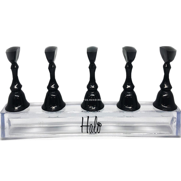 Halo Magnetic Nail Display Stand Black / White