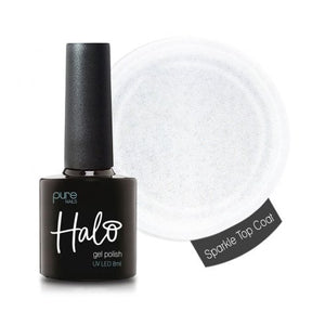 Halo Non Wipe Sparkle Top Coat 8Ml