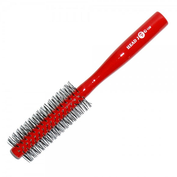 Head Jog 109 Red Wood Round Brush