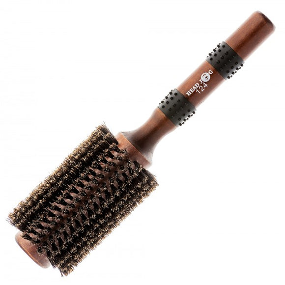 Head Jog 124 Natural Boar Bristle 37Mm Round Brush