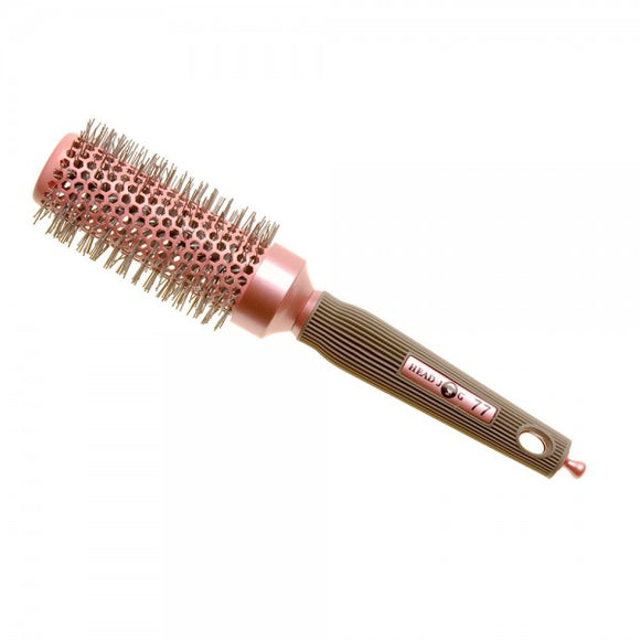 Head Jog 77 Pink Ceramic Ionic 33Mm Round Brush