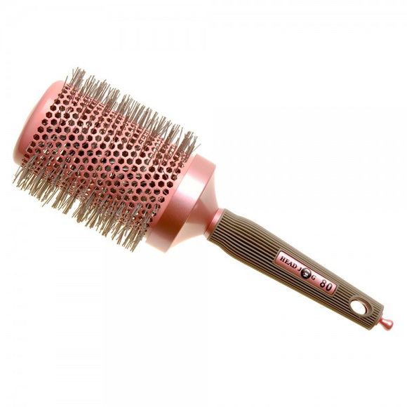 Head Jog 80 Pink Ceramic Ionic 60Mm Round Brush