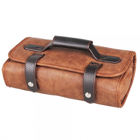 Head Jog Barbers Tool Roll Brown