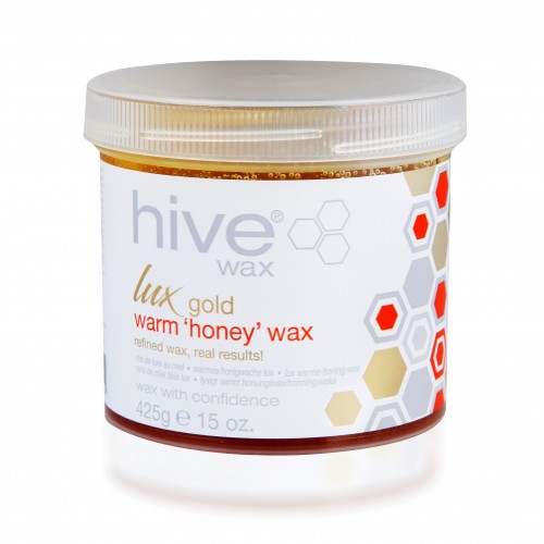 Hive 'Lux Gold' Warm Honey Wax 425g Jar