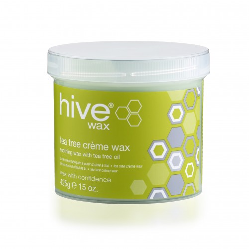 Hive Tea Tree Crème Warm Wax 425G Jar