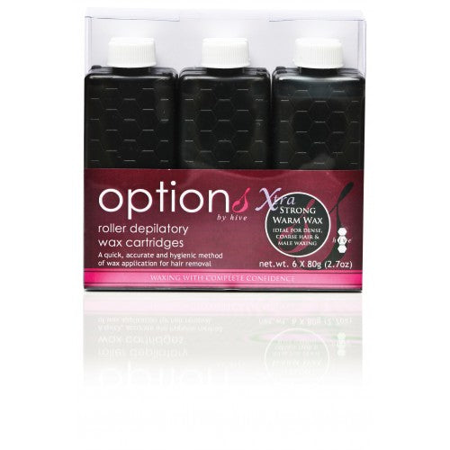 Hive Xtra Strong Warm Wax 80G Roller Cartridges (6)