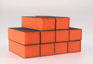 Orange Block 100/180 3 Sided Pk10