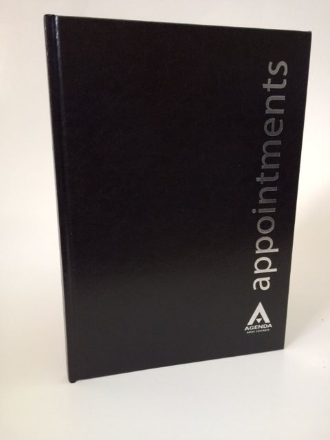 Appointment Book 6 Column Black