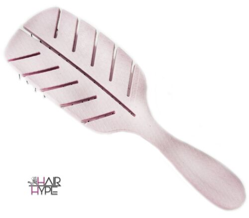 Hair Hype straw detangling brush blush pink