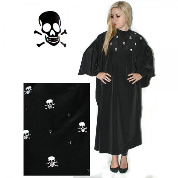 Hair Tools Skull Gown with Poppers