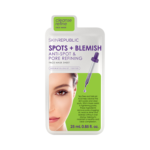 Skin Republic Spots + Blemish Sheet Mask