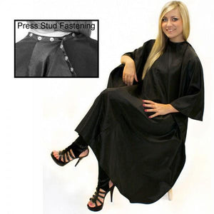 Unisex Black Gown With Poppers