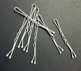 2" Waved Hair Grips (Pack Of 50) Various Colours